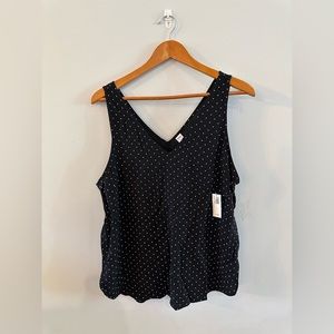 NWT Polka Dot Sleeveless Top - Old Navy Size L
